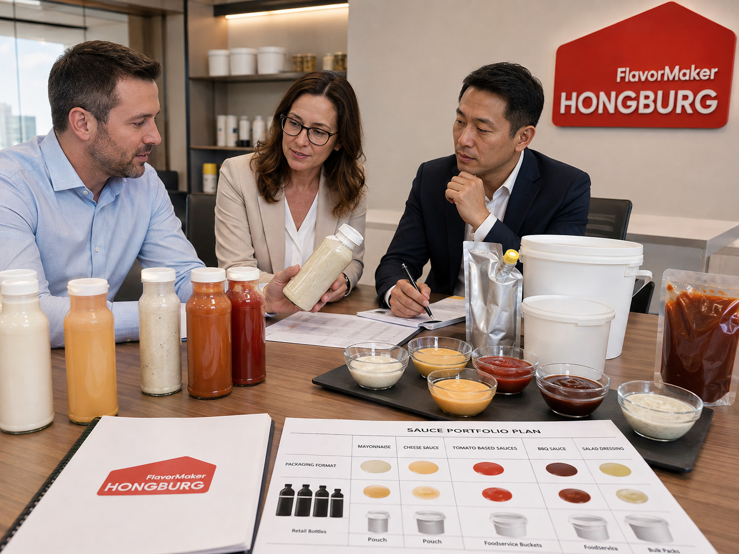 Sauce Product Portfolio Guide til fødevaredistributører
