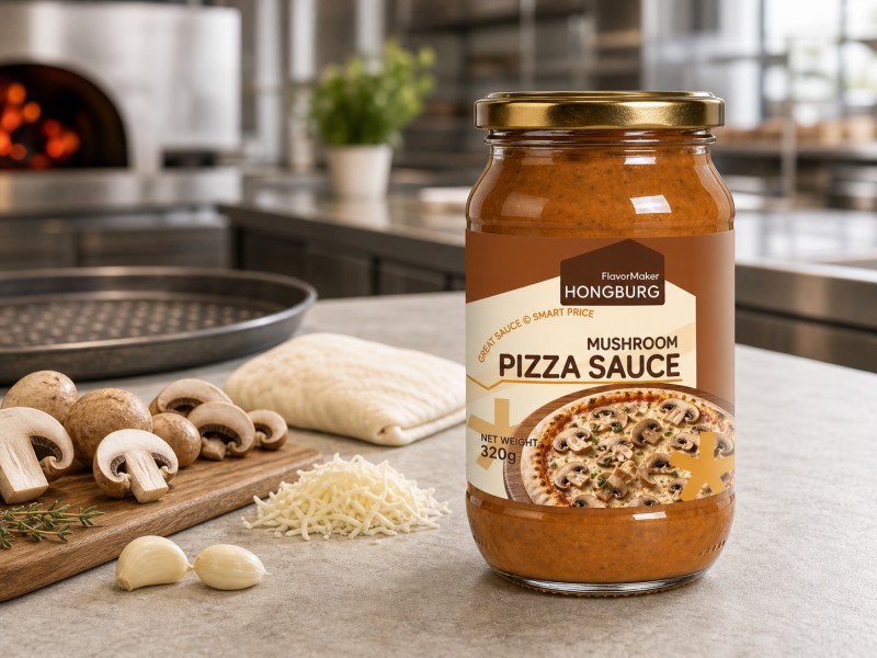 Assorteret pizzasauce smag til detailhandel og restauranter
