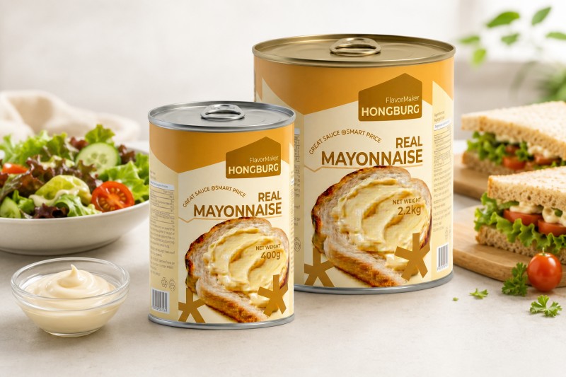 Ægte mayonnaise på dåse