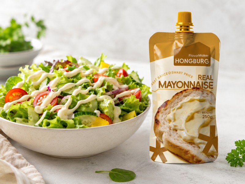 Klassisk rig ægte mayonnaise til salater