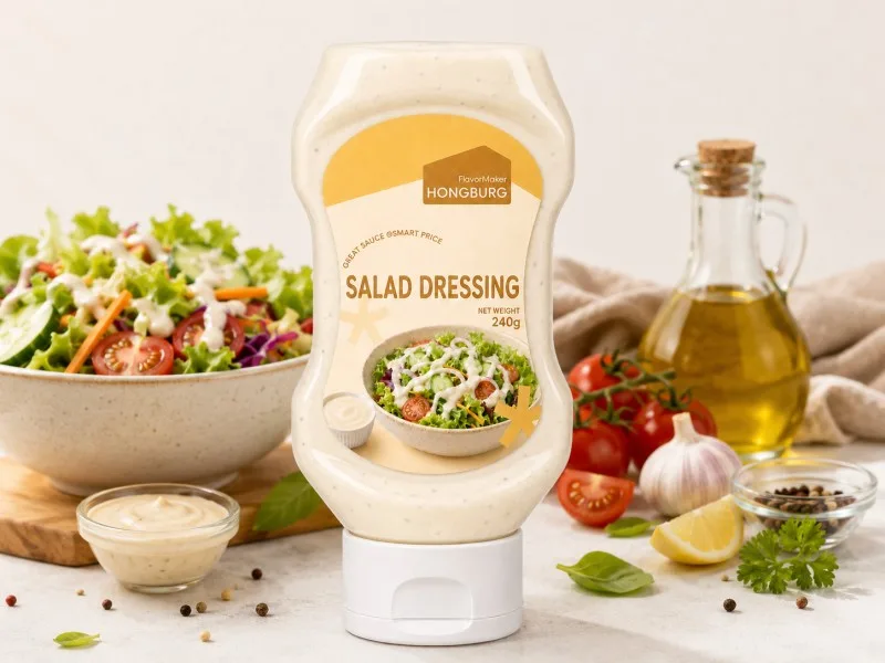 Klassisk salatdressing med balanceret smag