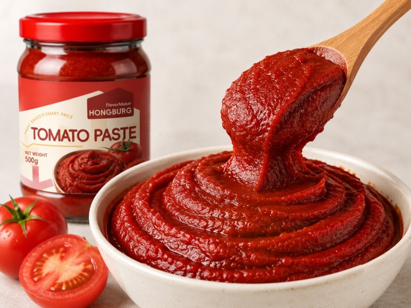 Hot Break tomatpasta med høj viskositet