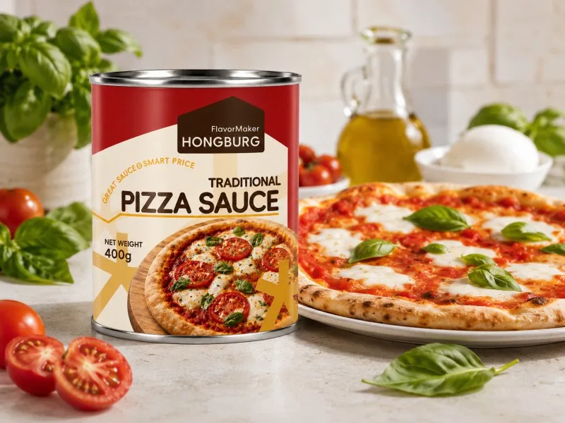 Traditionel pizzasauce i italiensk stil