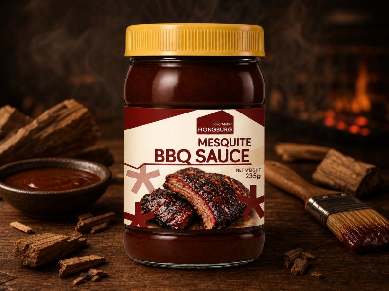 Mesquite BBQ Sauce med rig røget smag