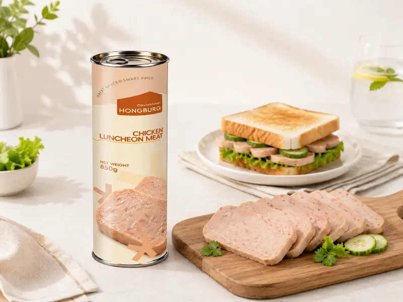 Klar til at spise dåse kyllingefrokostkød