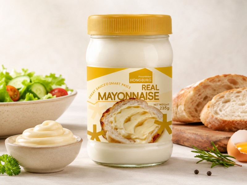 Ægte mayonnaise i glaskrukke