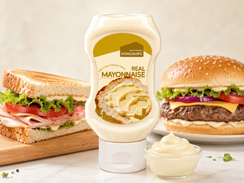 Ægte Mayonnaise i Squeeze Bottle