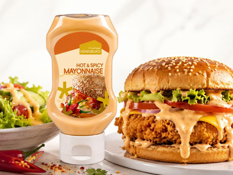 Rig og cremet varm og krydret mayonnaise