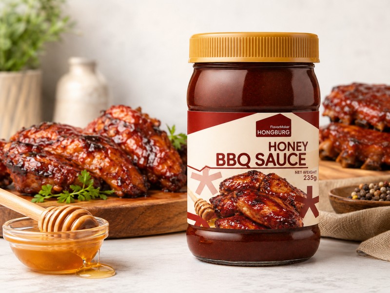 Sød rig honning BBQ Sauce